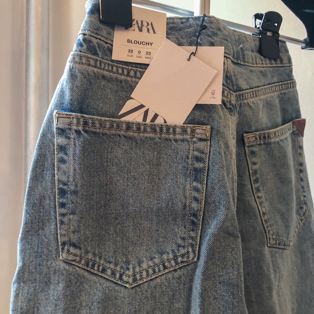 Cute SLOUCHY denim pants👖